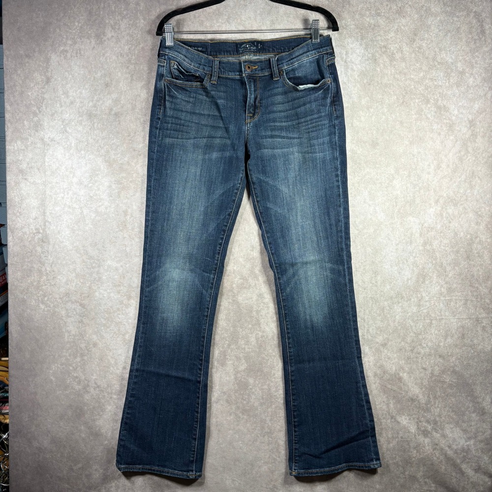 Lucky Brand Jeans Women‎ 10/30 L Blue Charlie Baby Boot Bootcut Mid Rise Stretch